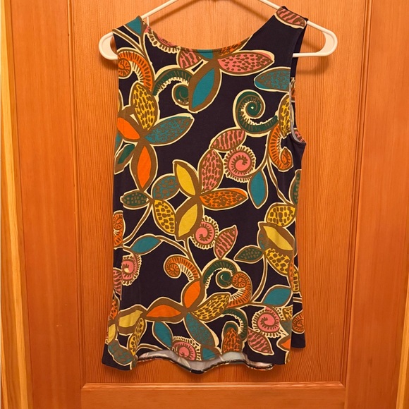 Boden Bead-Adorned Sleeveless Floral Top - Picture 2 of 5